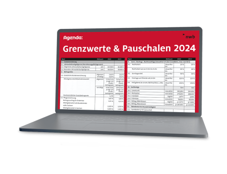 Grenzwerte und Pauschalen Laptop
