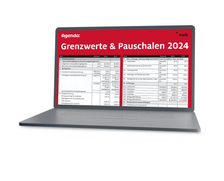 Grenzwerte und Pauschalen Laptop