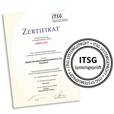 Agenda Lohn ITSG Zertifikat