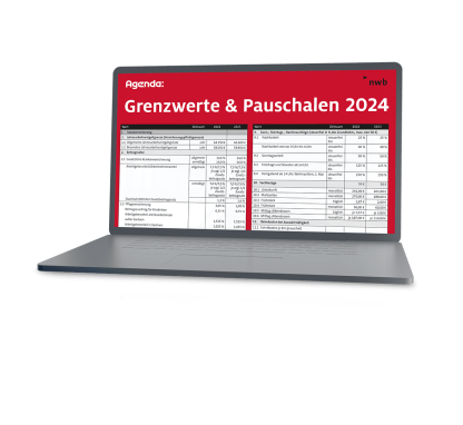 Grenzwerte und Pauschalen Laptop