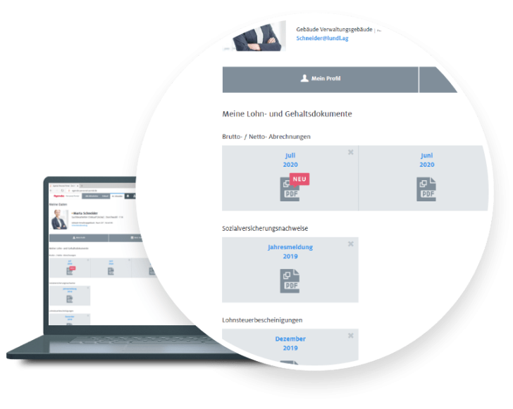 Gehaltszettel Online