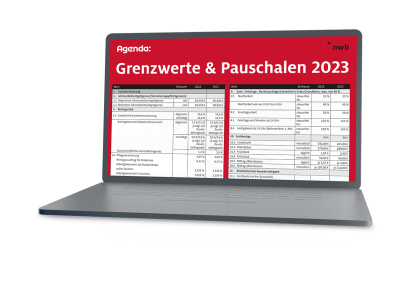 Grenzwerte und Pauschalen Laptop